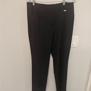 Anne Klein Classic Black Straight Leg Pants